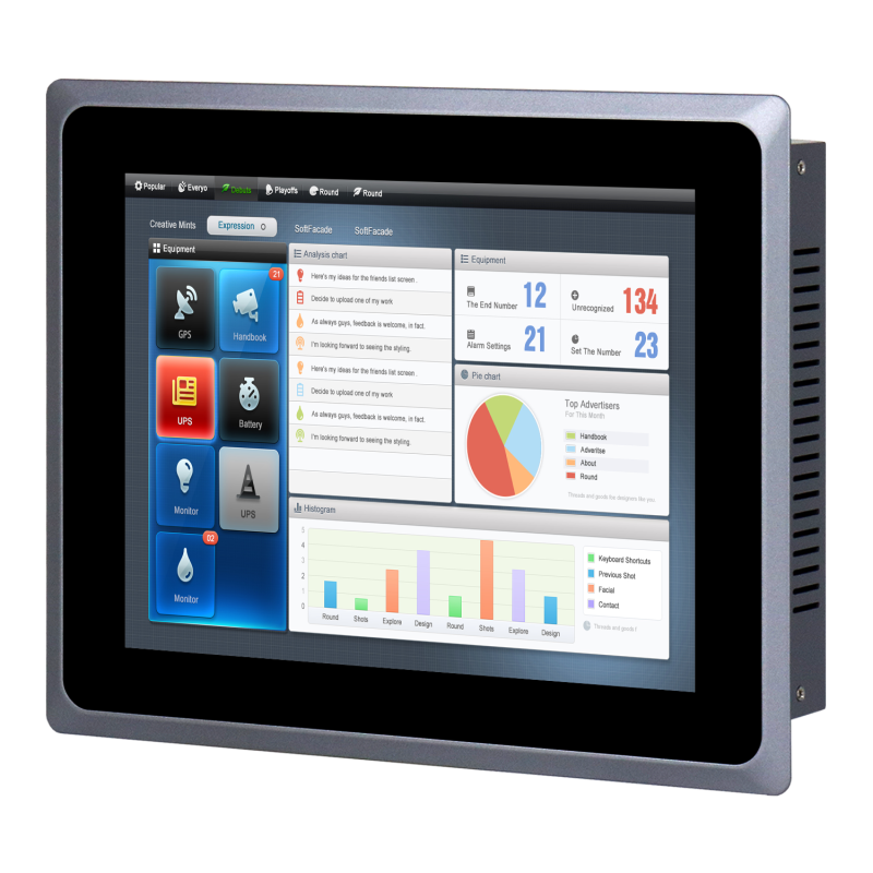 soncci SCP-D104SR-J1900 10.4" full flat capacitive screen aluminum alloy industrial tablet computer